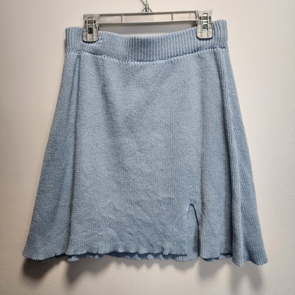 Mable Blue Knit Skirt